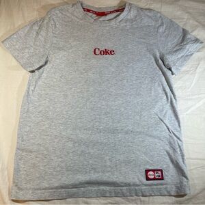 Grey Coca-Cola X Polham Coke T-shirt with Coca-Cola print on back size M